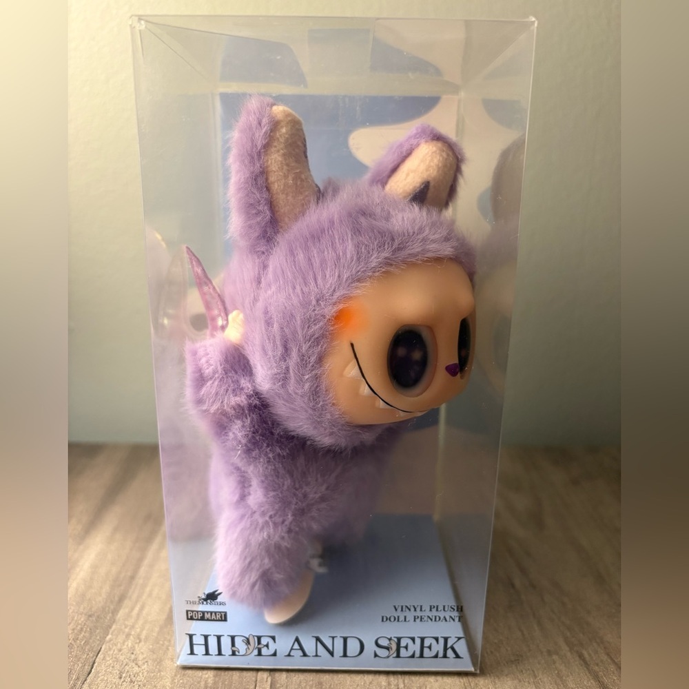 Hide and Seek Purple Plush Lafufu